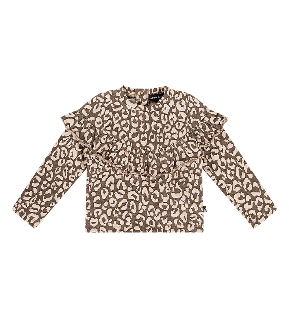 Comptoir de la Tribu ✨ Sweat à volants ✨ Rosewood Leopard ✨House of Jamie