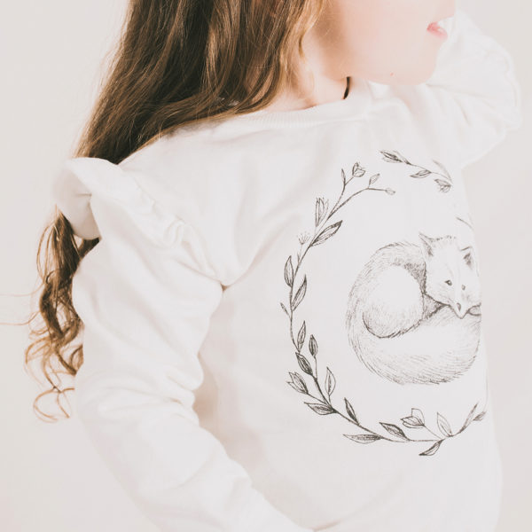 Comptoir de la Tribu ✨ Sweatshirt Imprimé Renard & Fleurs ✨Dear Mini